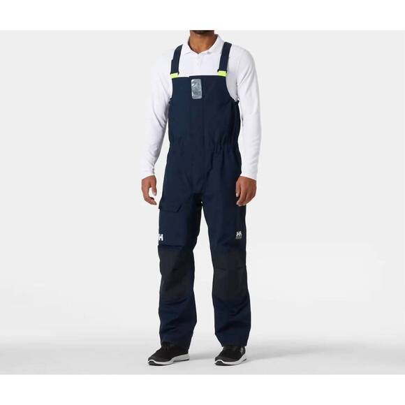 NEW HELLY HANSEN men's pier bib in navy